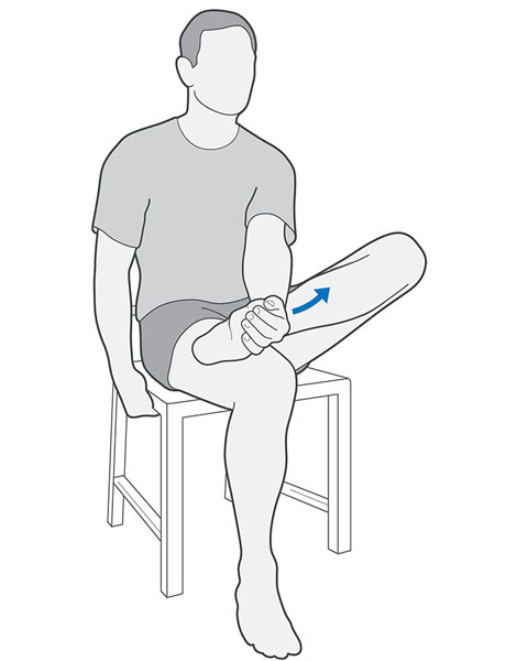 heel and ankle pain after sitting