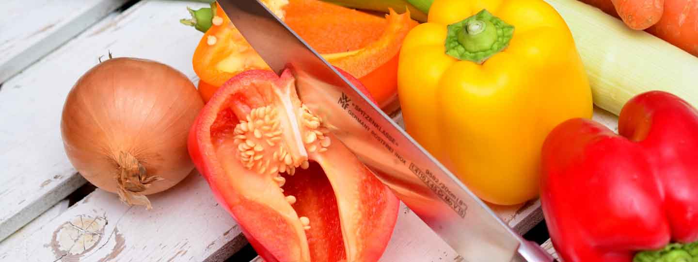 A selection of colourful vegetables.