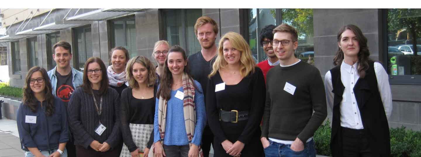 A group of PhD students.