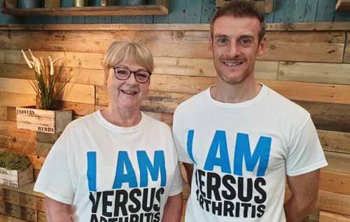 Fitness professional Leon and his mum