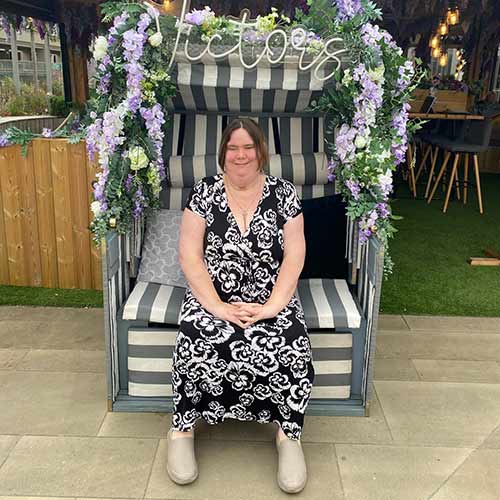 Janice, who lies with arthritis