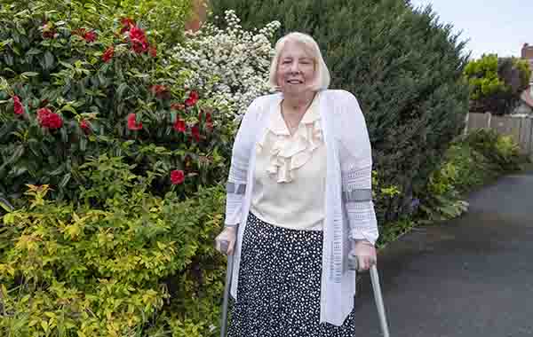 Mary in the garden