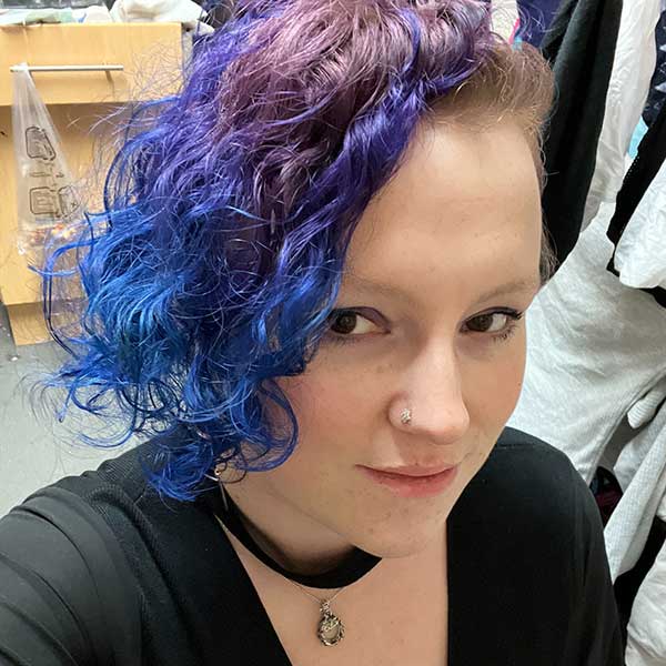 Heather In Black Top In A Shop