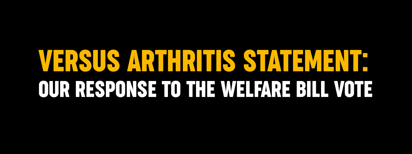 Our Response To The Welfare Bill Vote Banner
