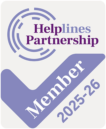Helplines Partnership Member Logo 2025-26